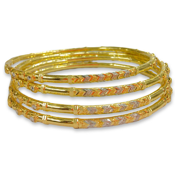 SIMPLE 22KT/916 GOLD  KADLI BANGLE by 