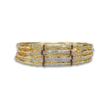 22KT/916 STYLISH GOLD  KADLI BANGLE by 