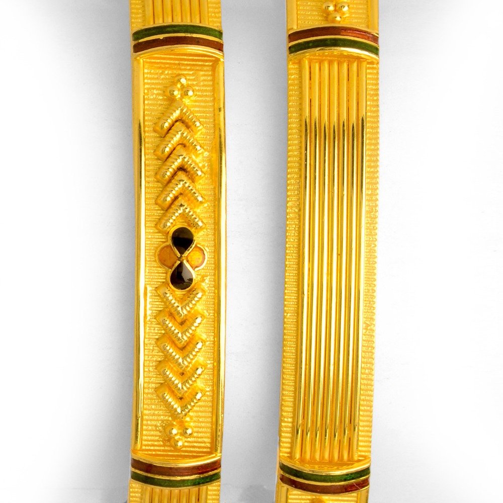 22KT Gold  Kadali Bangle BO-013