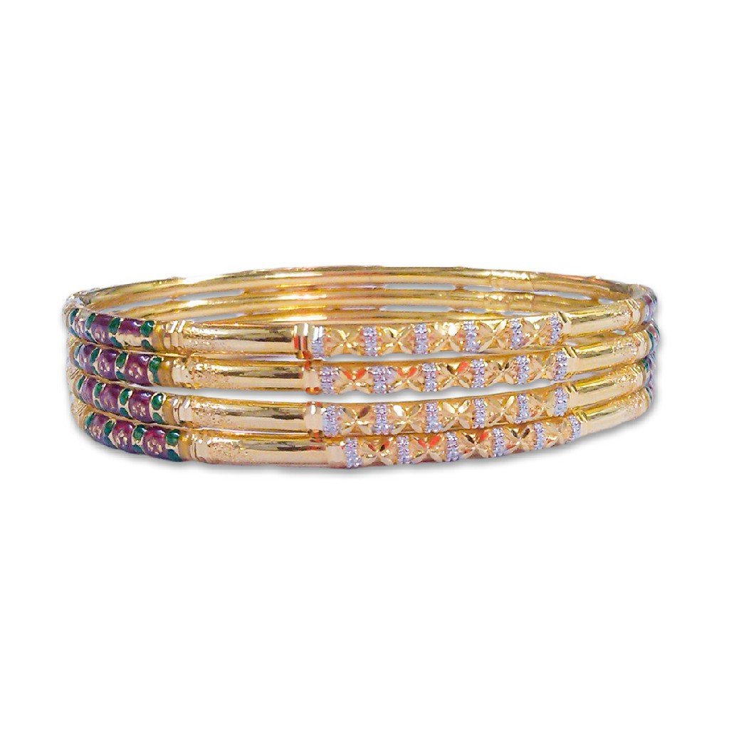 22kt yellow gold  kadli bangle