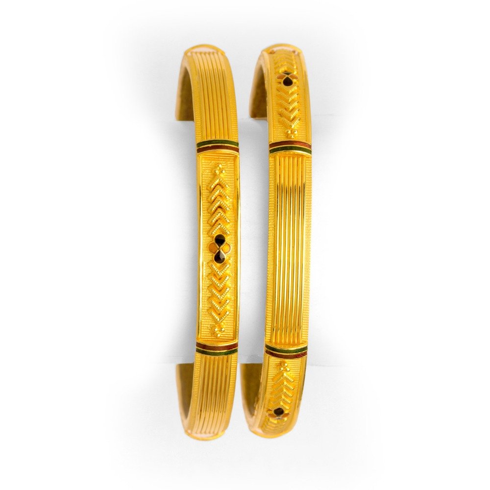 22KT Gold  Kadali Bangle BO-013